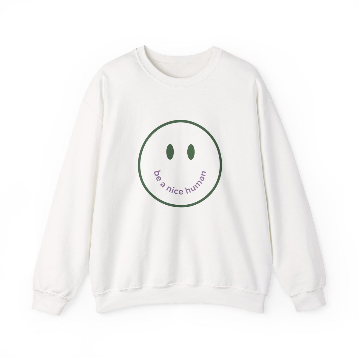 Retro Smiley Face Crewneck Sweatshirt | Minimalist Graphic Pullover | Raging Lemons Positive Vibes Sweatshirt