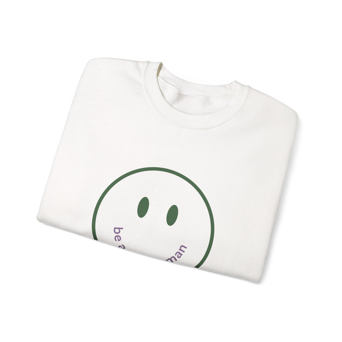 Retro Smiley Face Crewneck Sweatshirt | Minimalist Graphic Pullover | Raging Lemons Positive Vibes Sweatshirt
