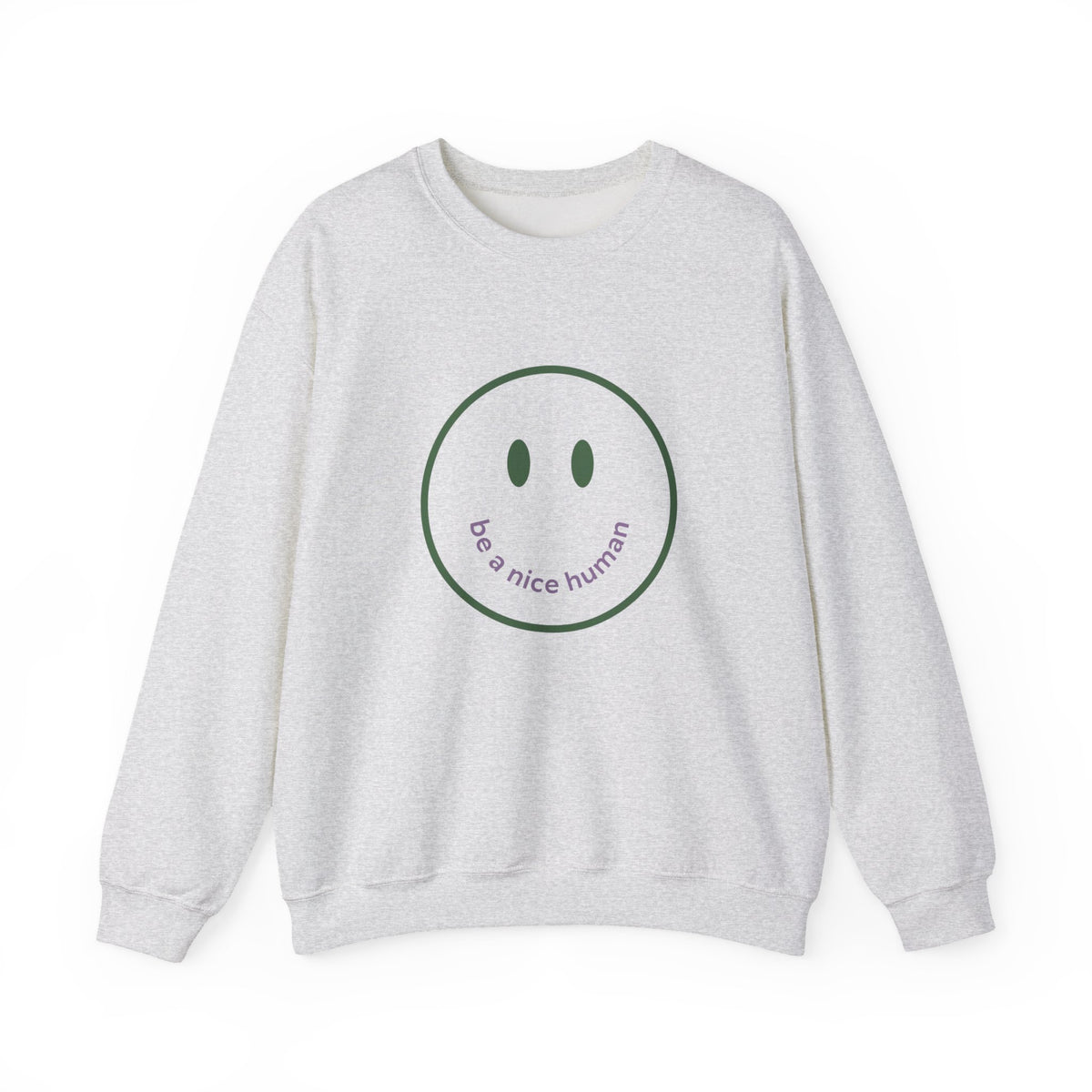 Retro Smiley Face Crewneck Sweatshirt | Minimalist Graphic Pullover | Raging Lemons Positive Vibes Sweatshirt