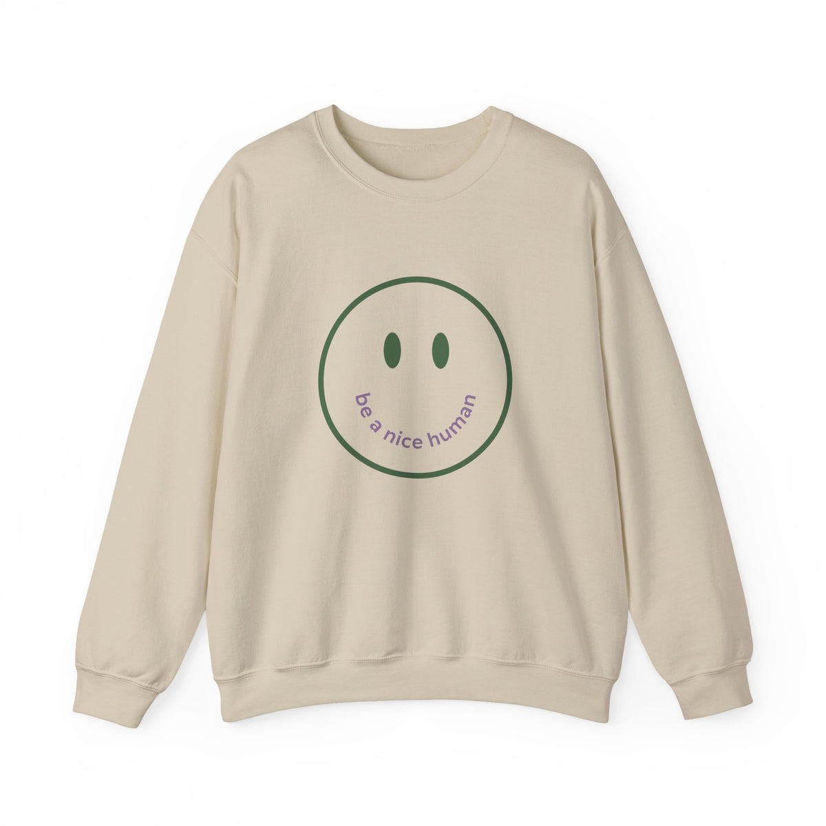 Retro Smiley Face Crewneck Sweatshirt | Minimalist Graphic Pullover | Raging Lemons Positive Vibes Sweatshirt